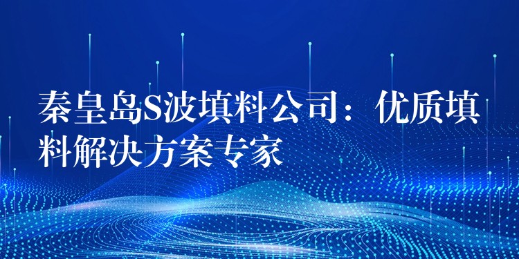 秦皇岛S波填料公司：优质填料解决方案专家