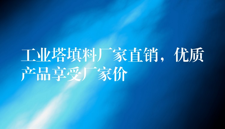 工业塔填料厂家直销，优质产品享受厂家价