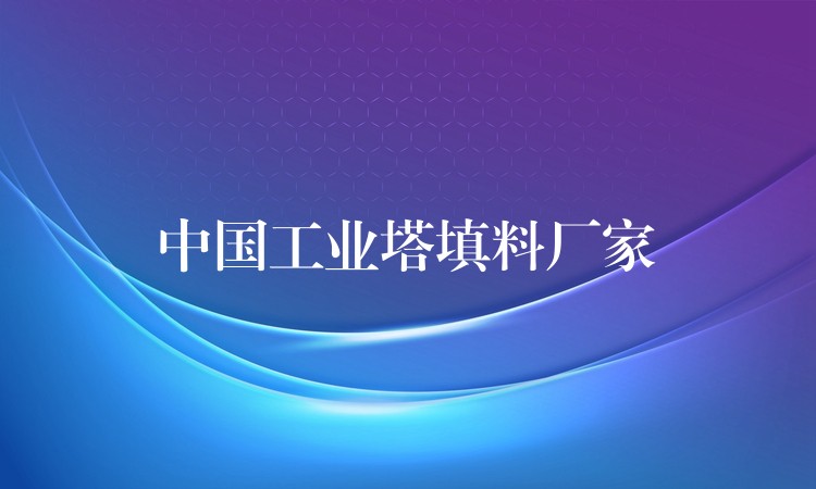 中国工业塔填料厂家
