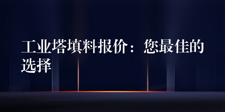工业塔填料报价：您最佳的选择